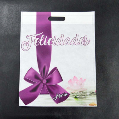 Bolsa de regalo "Felicidades"