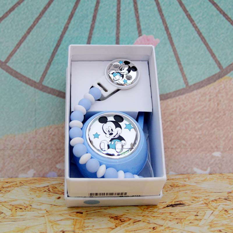 Porta Chupetes Silicona Mickey Mouse