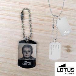 Colgante Lotus Style placas militares