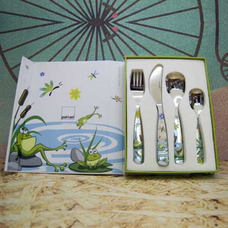 Set cubiertos "Fresh Frogs"