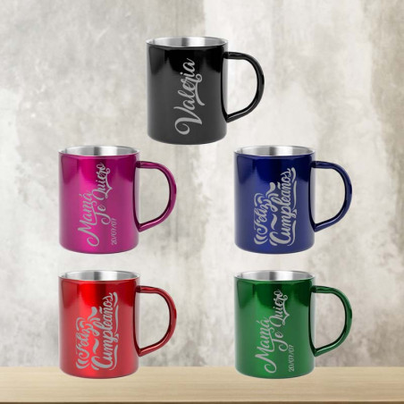 Taza de acero inox