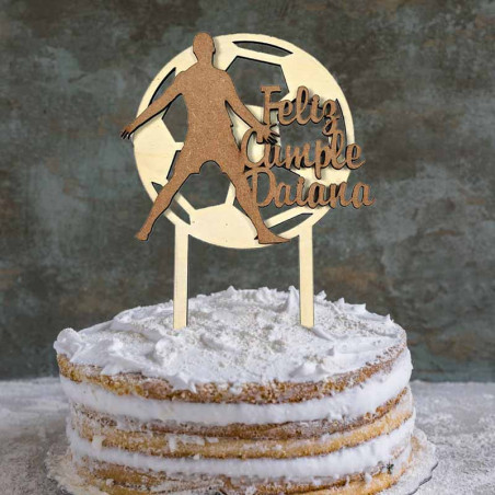 Topper Tarta balón de futbol