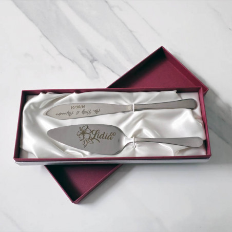 Set de cuchillo y pala tarta
