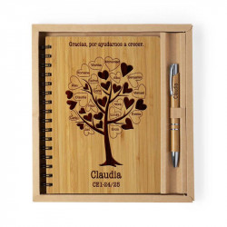 Libreta con bolígrafo (Árbol)