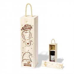 Caja de vino (Navidad, año nuevo con logo)