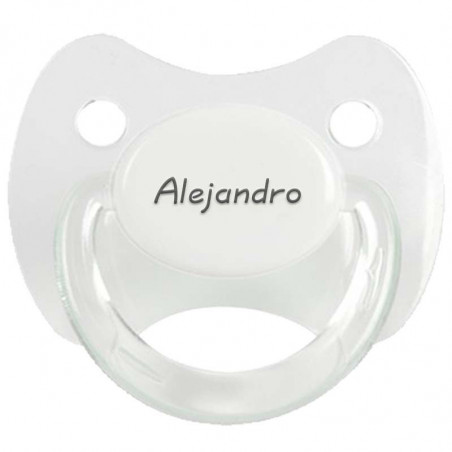 Chupete 0-6M personalizado con nombre